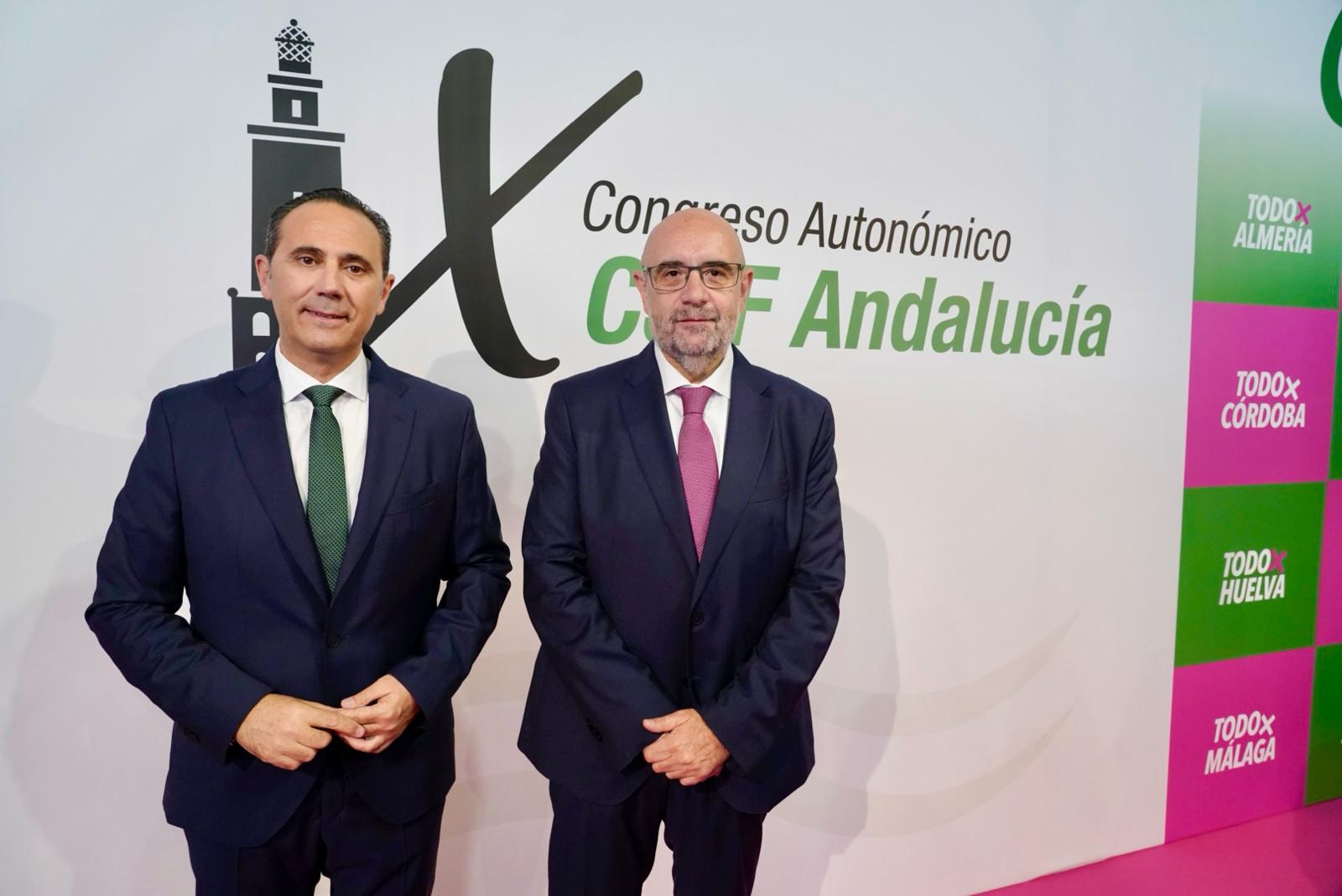 Miguel Borra, presidente de CSIF Nacional, y  Germán Girela